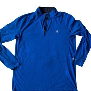 Carhartt Royal Blue Half-Zip Sweatshirt
